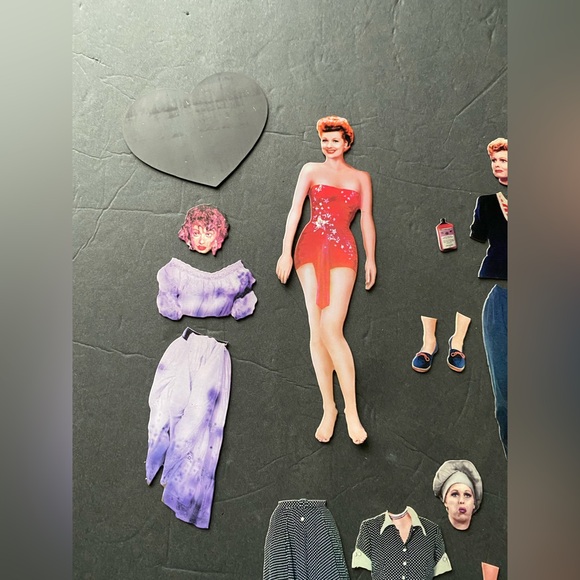 I Love Lucy Paper Doll Magnetic Magnets fridge Mix and Match - Picture 9 of 15